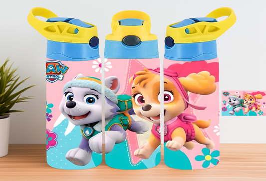 12oz Girl Paw Patrol Bottle