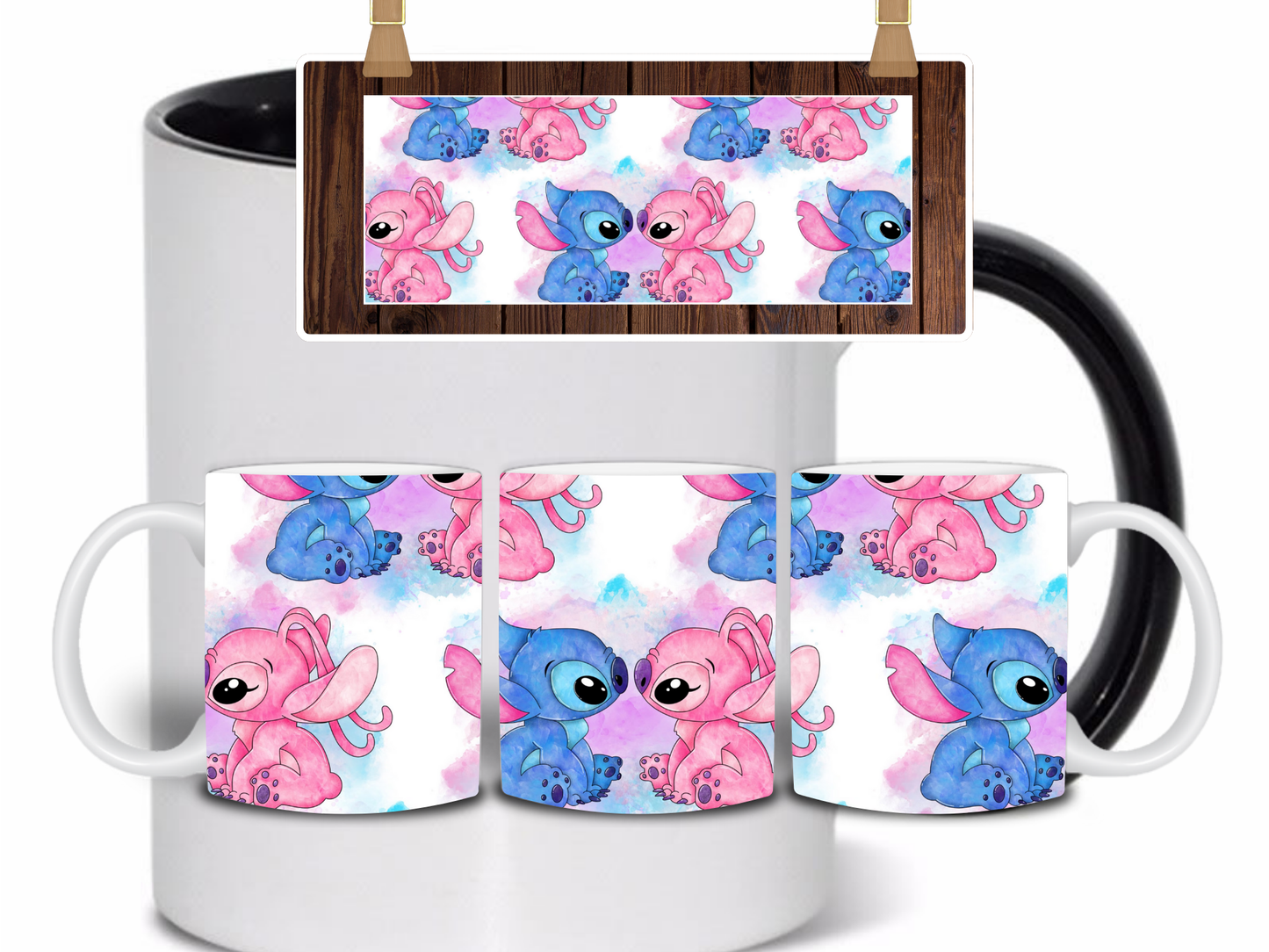 Stitch + Angel Mug