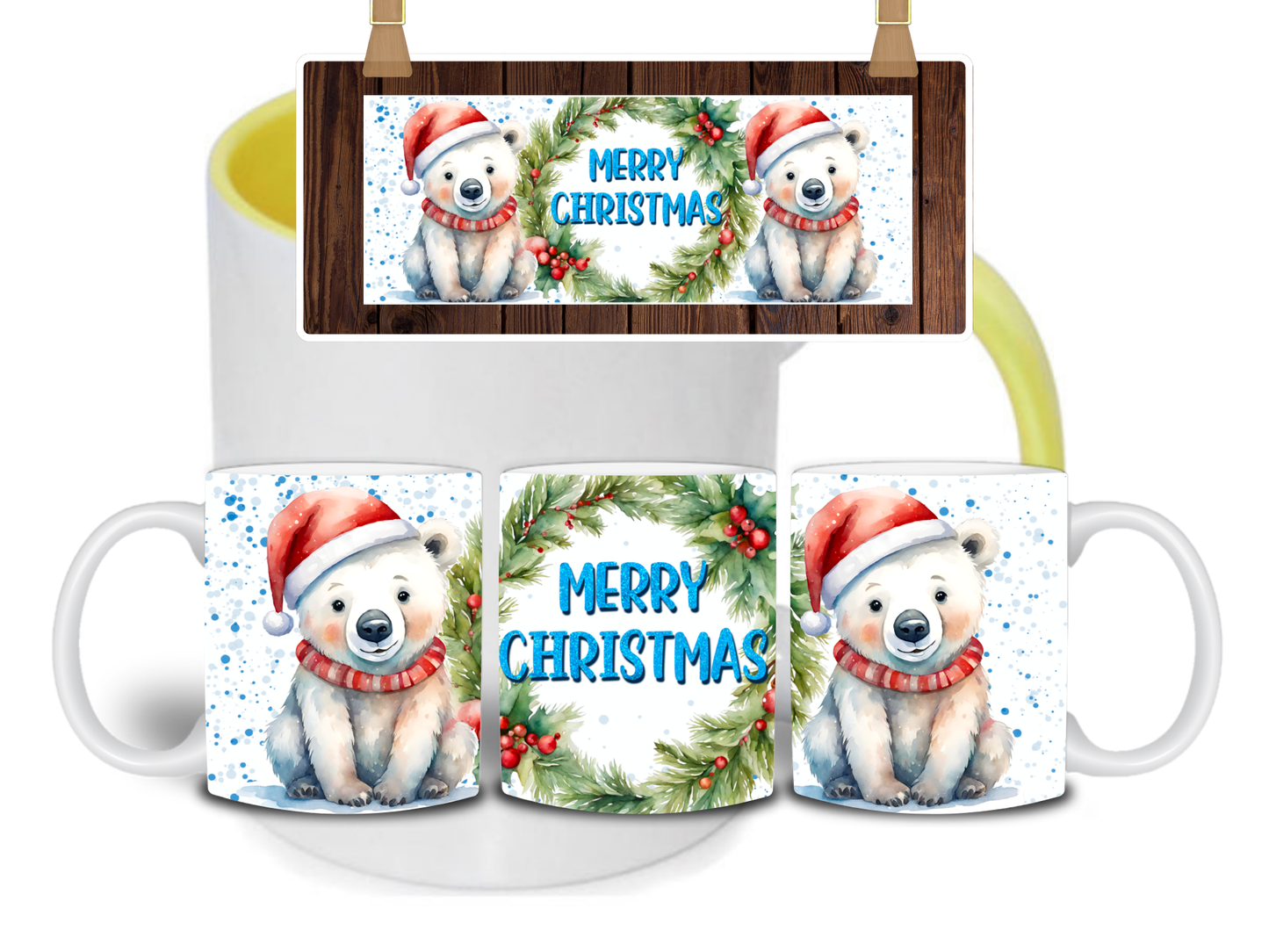 11oz Xmas Polar Bear Mug