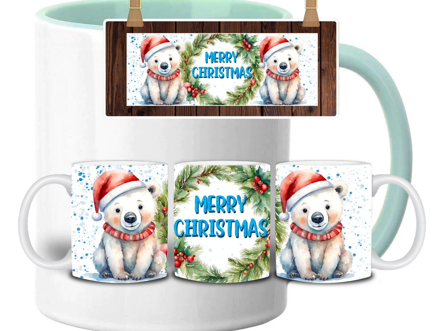 11oz Xmas Polar Bear Mug