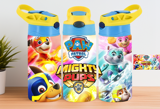 12oz Mighty Pups Paw Patrol Bottle