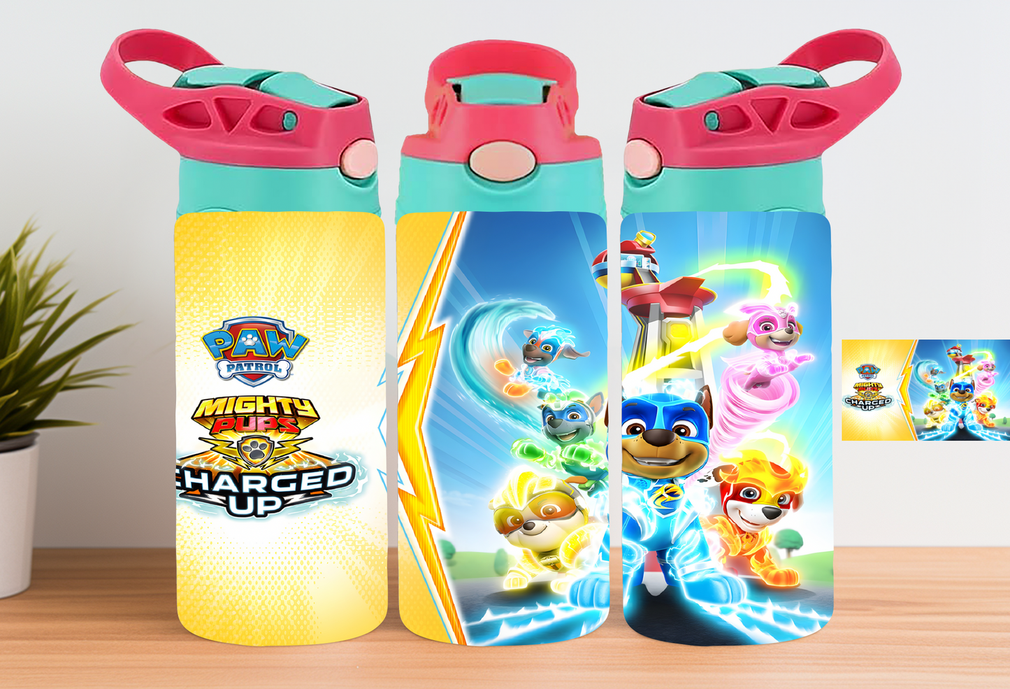 12oz Charged Up Paw Patrol Bottle