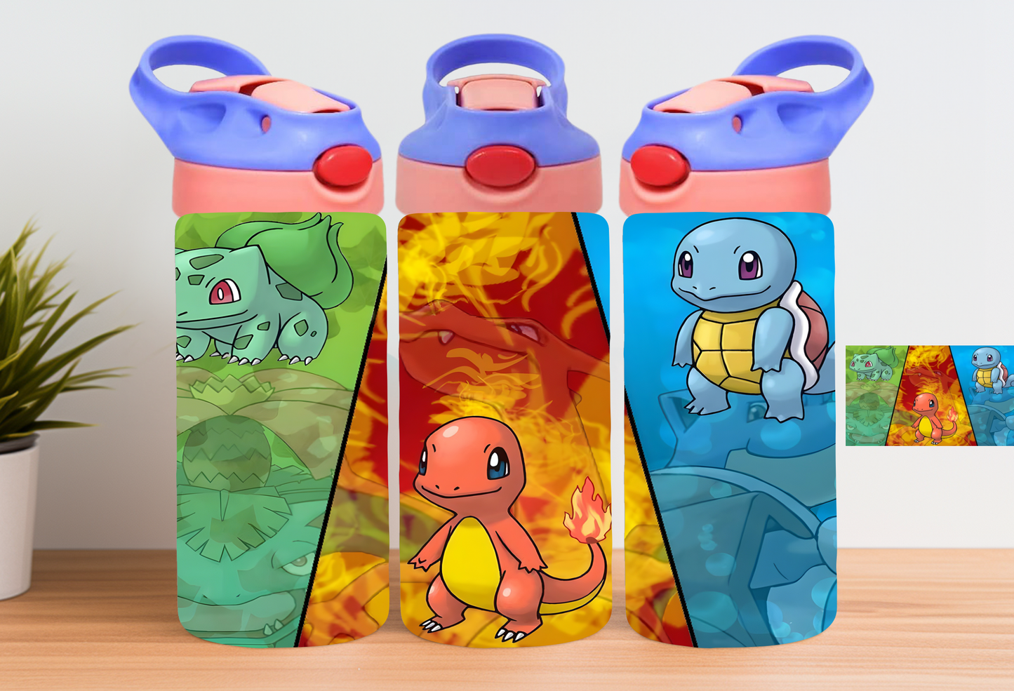 12oz Pokemon Character’s Bottle