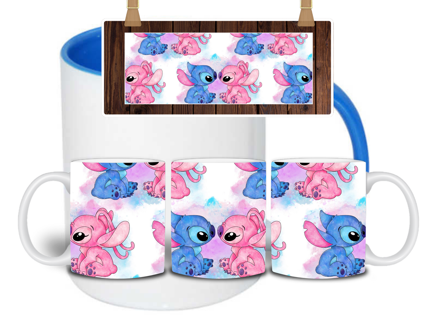 Stitch + Angel Mug