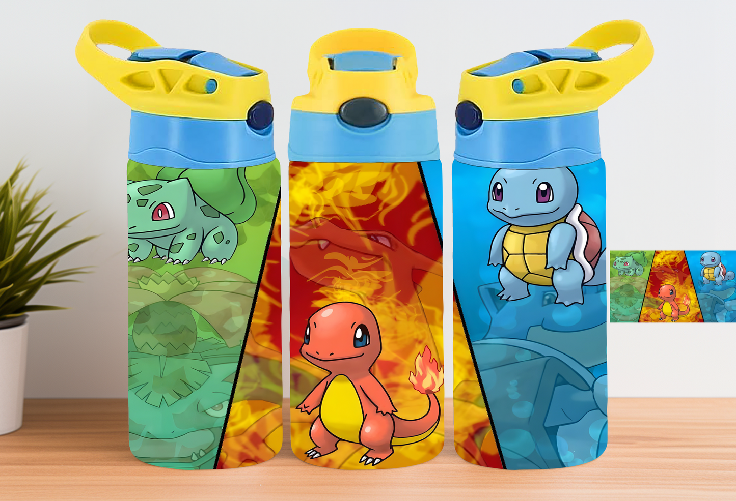 12oz Pokemon Character’s Bottle