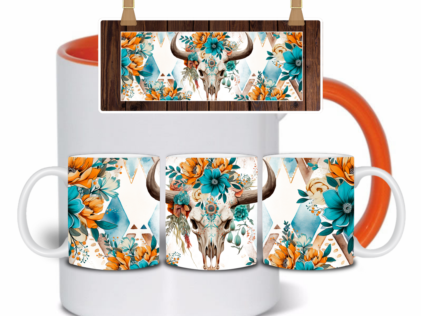 Cows Skull Mug