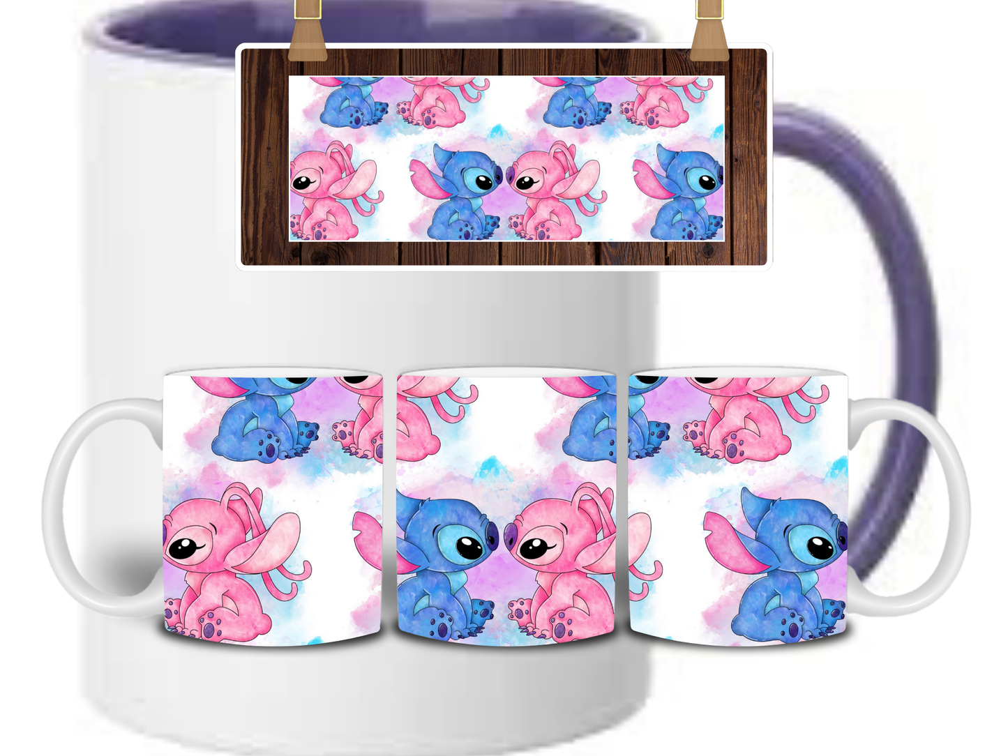 Stitch + Angel Mug