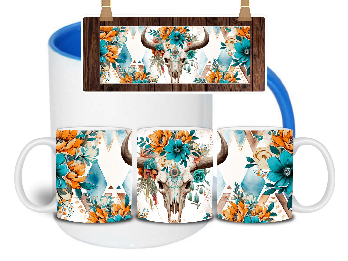 Cows Skull Mug