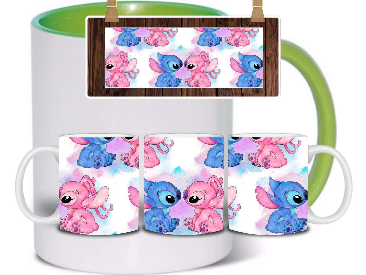 Stitch + Angel Mug