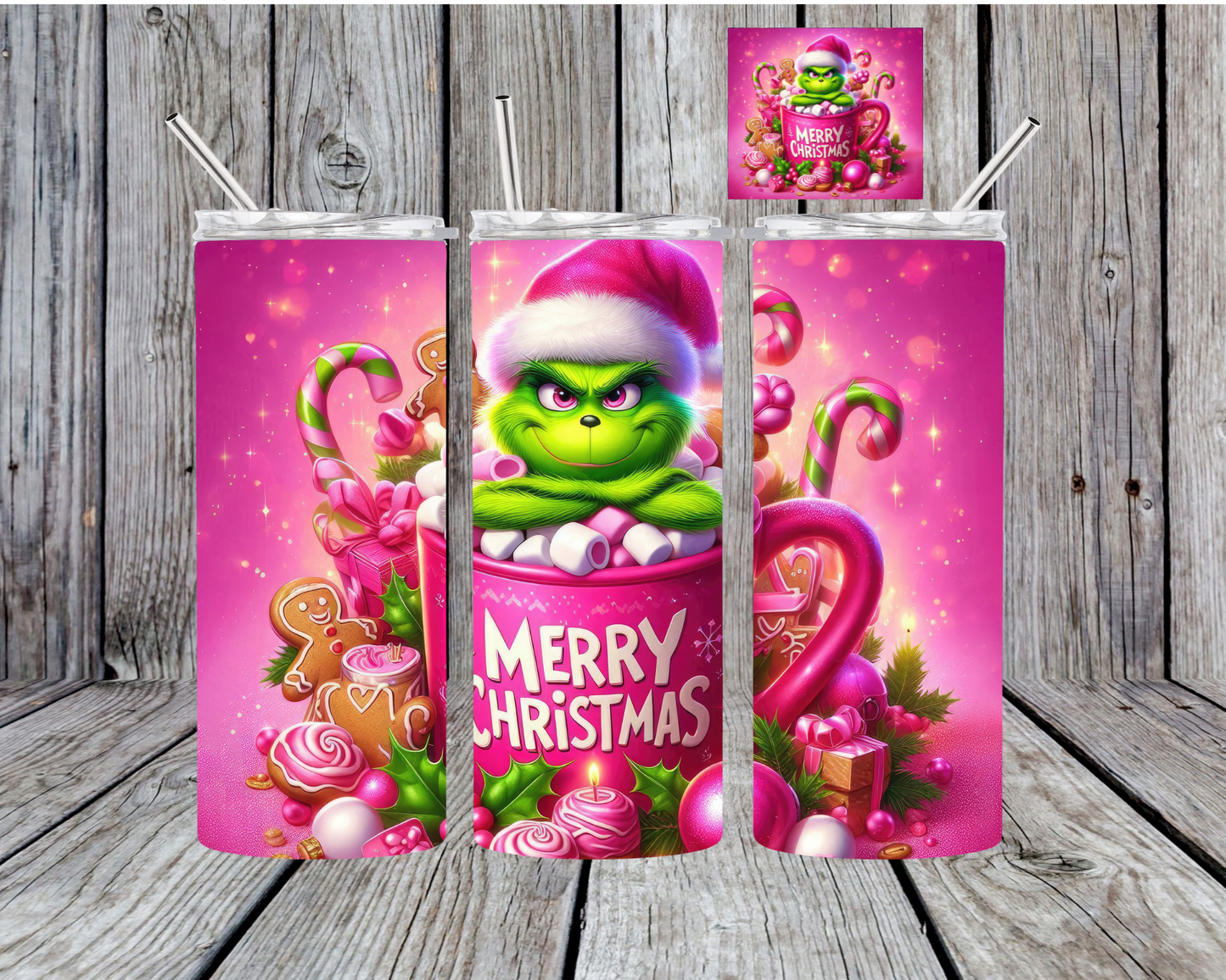 Xmas Grinchy Tumbler