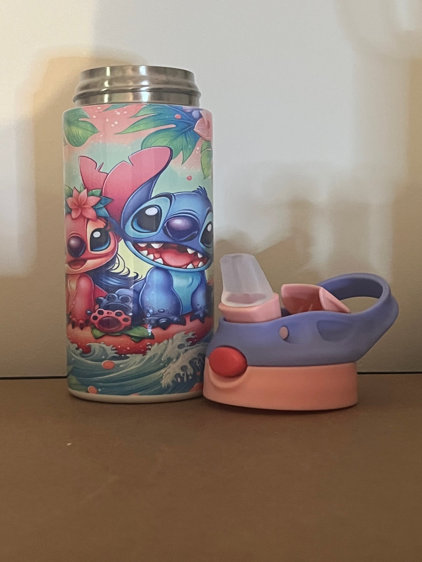 12oz Stitch & Angel Bottle